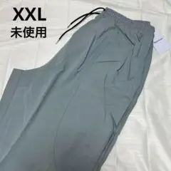未使用⭐️ワイドパンツ サルエルパンツ ウエストゴム XXL グリーン