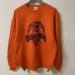 【 美品、USA生地】Jerzees スウェット オレンジ L