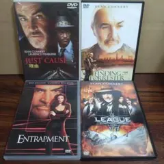 DVD ショーン・コネリー主演映画まとめ　4作セット　理由、小説家を見つけたら他