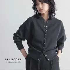 for/c スナップボタンカーディガン