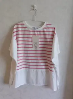 新品 SEASON REASON ストライプ Tシャツ Lサイズ