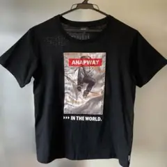 ANAPWAY ブラック Tシャツ 160