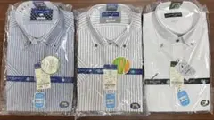 新品 SHIRT HOUSE Mサイズ 半袖ワイシャツ 3枚セット