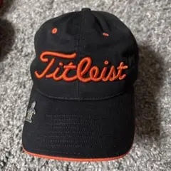 Titleist 黒オレンジキャップ