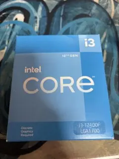 Intel Core i3-12100F CPU + クーラー