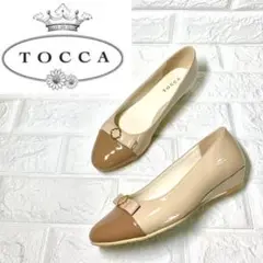 【未使用品】TOCCA トッカ レインシューズ パンプス 春雨兼用 エナメル