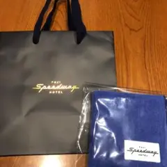 スピードウェイホテル ハンカチ 袋のセット
