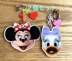 ディズニー　ミニー　デイジー　実写　イヤリング　２個セット