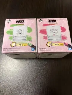 一番くじ 勝利の女神 ニケ NIKKE F賞 グラス 　全2種 セット