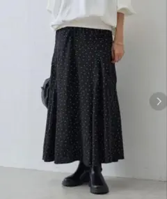 新品タグ付き✨BEARDSLEY　ビアズリー　ドットカーゴスカート　ロング
