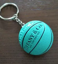 ティファニーブルー バスケットボールキーリング