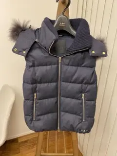 美品 タトラス ダウンベスト 紺 ネイビー TATRAS