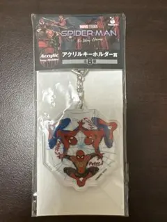 スパイダーマンのアクリルキーボルダー