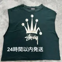 STUSSY タンクトップ グリーン