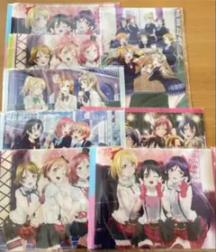 ラブライブ！　μ's　A3クリアポスター　くじ引き堂 C賞 8枚