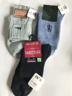 岡本ソックス2足&アツギ滑り止めソックス1足