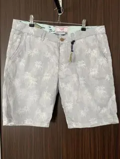 ZARAヤシ柄綿ショートハーフパンツLサイズ未使用品