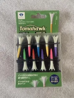 トマホークティー　45.5mm　9本入　ショート　ダイヤ TE-501　ゴルフ