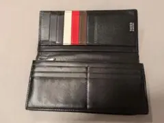 【値下げしました】ブラックレザー長財布　TAKEO KIKUCHI　タケオキクチ