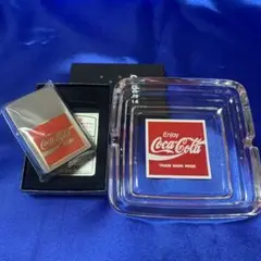 ❤️新品・未使用 ❤️Coca-Cola Zippo 灰皿セット