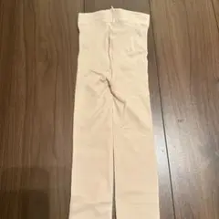 未使用　バレエタイツ　フーター　ライトピンク　日本製　L