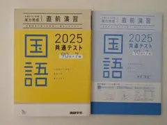 2025 共通テスト 国語 直前演習 進研学参　ベネッセ