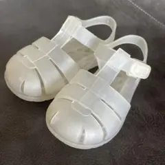 ZARA クリアラバーサンダル 22