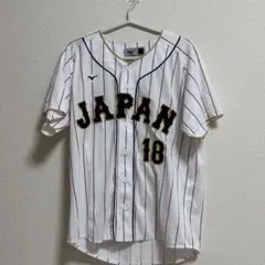 山本由伸　WBC ミズノ 日本代表 ユニフォーム M　刺繍 日本代表