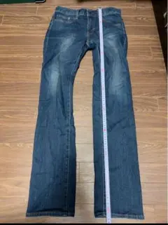 ストレートデニム 30 (76cm) ダークブルー