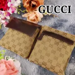 GUCCI✿美品 ボディバッグ 28566 GGキャンバス 男女兼用 グッチ
