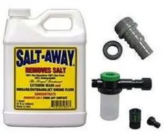 ソルトアウェイ原液946ml+専用ミキサー+ホースアダプター カワサキ