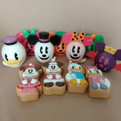 ミッキー　ミニー　ドナルド　デイジー　ハロウィン　クリスマス　お菓子ケース