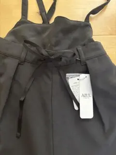 新品　タグ付き　サロペット　黒