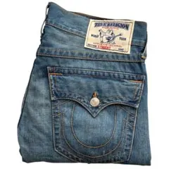 00s~ TRUE RELIGION STRAIGHT ジーンズ　W34 y2k