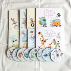 値下げ中GrapeSEED LittleSEED CD DVDセット　8枚　8冊 GrapeSEED LittleSEED グレープシード 英語 DVD 幼児教育