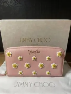[超美品】未使用 JIMMYCHOO 長財布 日本限定 フラワーガーデン