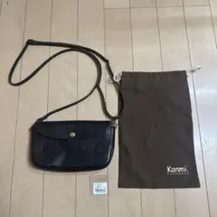 kanmi カンミ　キャンディ　ミニポシェット　ブラック　日本製