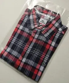 LACOSTE 半袖チェックシャツ サイズ3