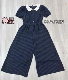 極美品　M'SGRACY デニム サロペット カタログ掲載品 近年 40 リボン 2025年最新】M'S GRACY サロペット・オーバーオール