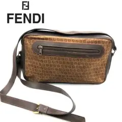 38 FENDI フェンディ ショルダーバッグ ポーチ ボディー ズッキーノ柄