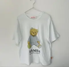 即購入可能　イームズ ジェラートピケ 半袖Tシャツ クマ　ベア