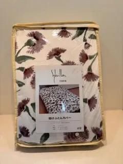 Shilla casa 掛けふとんカバー 毛布タイプ　花柄 150x210cm