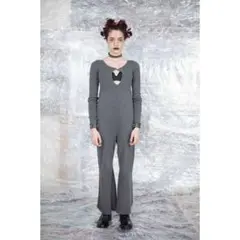 サロペット・オーバーオール・オールインワン siiilon jumpsuit BLACK シシクイ THE SHISHIKUI Jumpsuit デニムオーバーオール