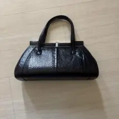 蛇の本皮ハンドバッグ