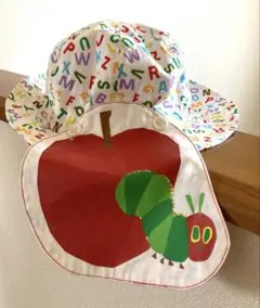 はらぺこあおむし アルファベット柄帽子 52cm