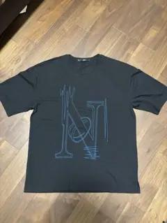 NO ID. ブラック グラフィックTシャツ ONEサイズ ノーアイディー