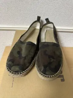 GLOBAL WORKグローバルワーク カモフラ スリッポン バレエシューズ