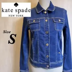 【美品】 kate spade ケイトスペード Gジャン デニム スペード