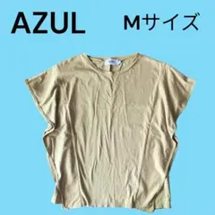 AZUL アズール　レディース　Tシャツ　Mサイズ　ベージュ　無地　半袖　二の腕
