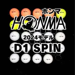 1※2024モデル ホンマD1 SPIN ロストボール24球